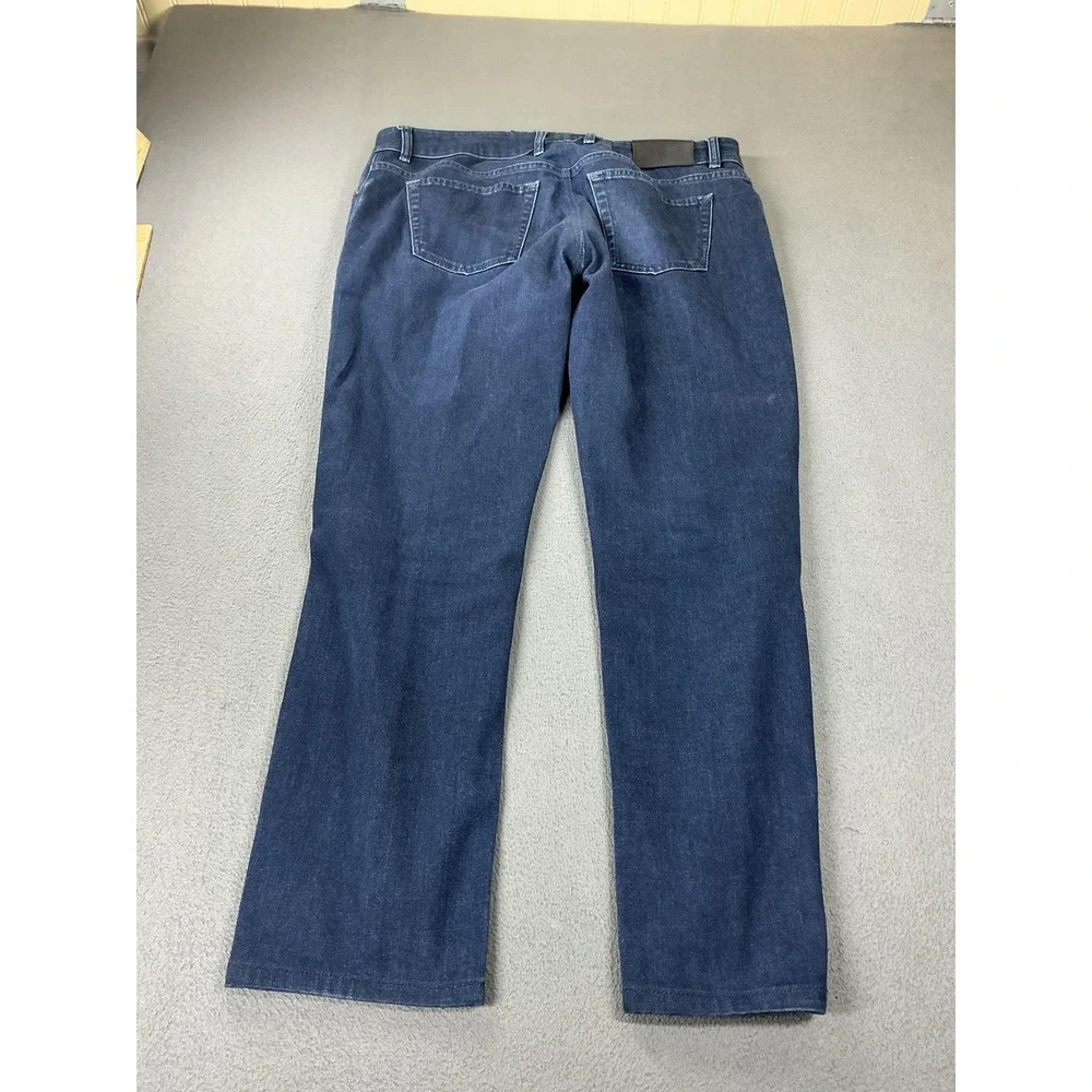 PT Torino Pants Mens 38x32 Blue Chino Regular Fit Stretch Denim Casual Italy